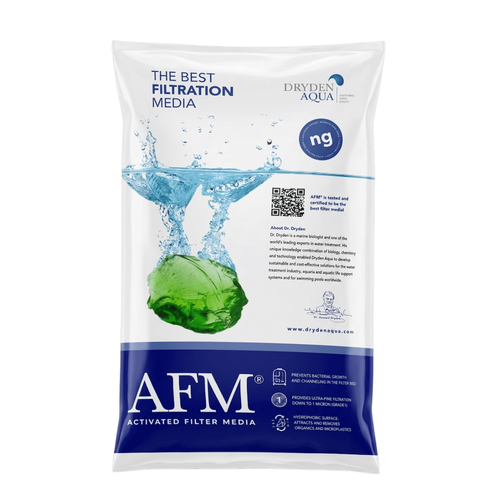สารกรองแก้ว SWISS THAI WATER SOLUTION รุ่น AFM&reg; เกรด 1 NG + 2 NG ขนาด 50 กก. สำหรับใช้งานกับ ถังกรองขนาด 10*54 นิ้ว